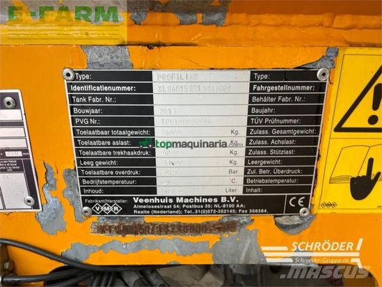Cuba de purin - Veenhuis - profiline xl | 19.450l | 15 meter bomech
