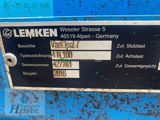 Arado - Lemken - vari opal 7 4 n 100