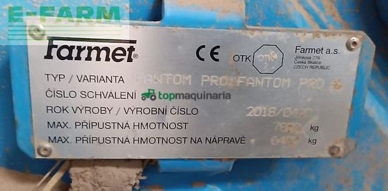 Cultivador - Farmet - fantom fx 650 pro