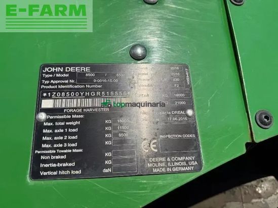 Cosechadora de Cereal - John Deere - 8500