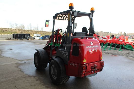 Minicargadora - Weidemann - 1280 - baujahr 2018 - 35ps