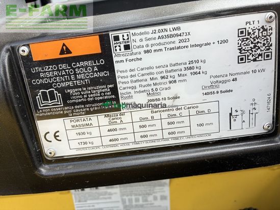 Elevadora - Hyster - j 2.0xn
