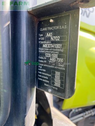 Tractor agrícola - Claas - axion 830 cmatic cebis, fkh CMATIC CEBIS