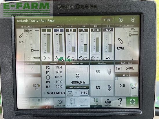Tractor agrícola - John Deere - 7290r