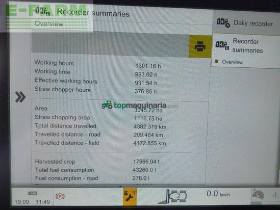 Cosechadora de Cereal - Claas - LEXION 7500 TT