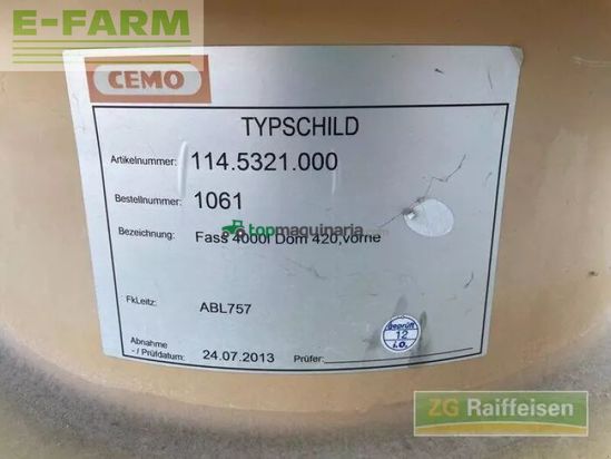 Riego - Cemo - 4000l fass