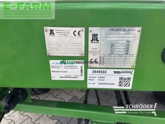 Remolqu agrícola - Pronar - to 26 m