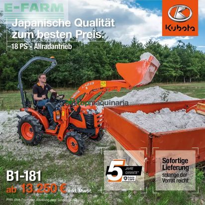 Tractor agrícola - Kubota - b1181 aktion