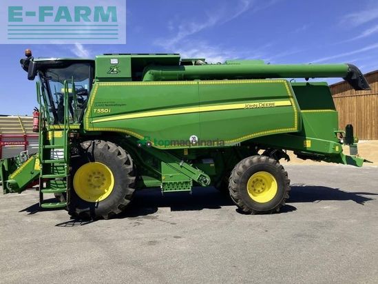 Cosechadora de Cereal - John Deere - t 550i + 725x + tw