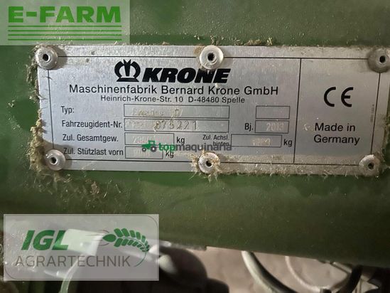 Henificador - Krone - swadro 807
