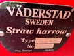Grada de disco - Väderstad - strohstriegel passend zu carrier 820