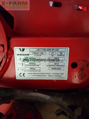 Empacadora gigant - Lely - RP 445