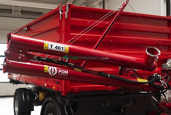 Sinfin hidráulico POM T-461  para remolque 5,4m largo .