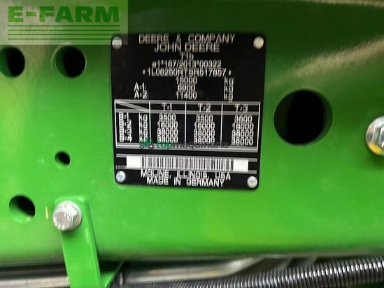 Tractor agrícola - John Deere - 6r250 *garantieverlängerung*