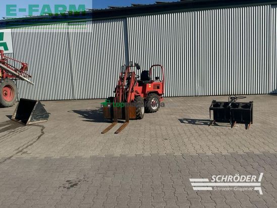 Minicargadora - Schaffer - 330 + schaufel + palettengabel + zange