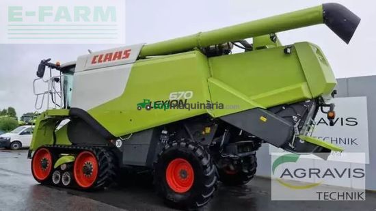Cosechadora de Cereal - Claas - lexion 670 terra trac