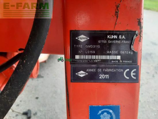 Cortacésped manual - Kuhn - gmd 3110
