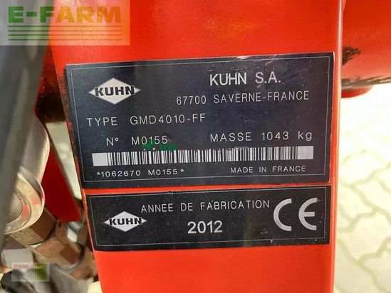 Cortacésped manual - Kuhn - gmd 4010-ff