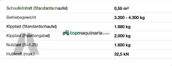 Minicargadora - kramer - kl 19.5 l