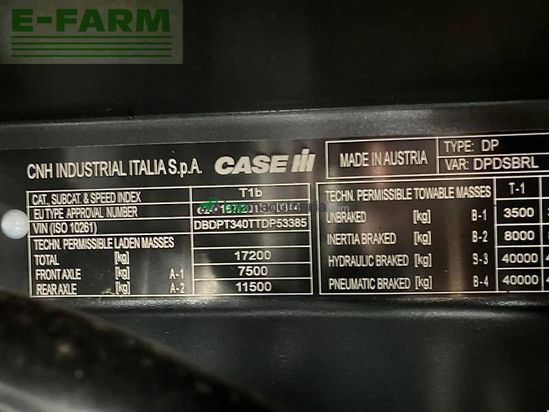 Tractor agrícola - Case IH - optum 340 cvx