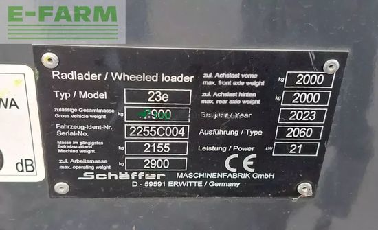 Minicargadora - Schaffer - 23 e