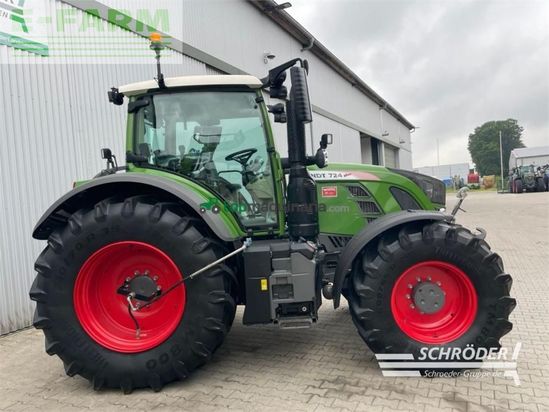 Tractor agrícola - Fendt - 724 vario s4 profi plus