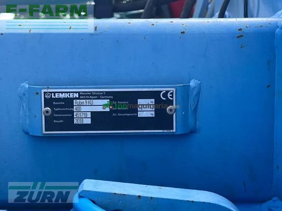 Grada de disco - Lemken - rubin 9/400 ku