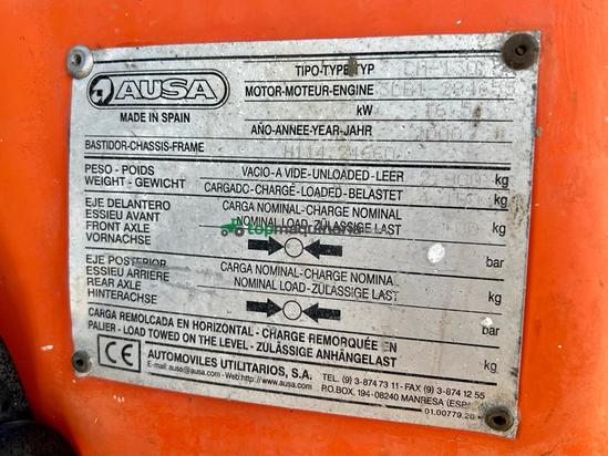 Carretilla Ausa Ch130  4x4