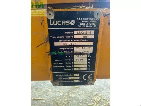 Remolqu esparcidor - Lucas - spirmix120