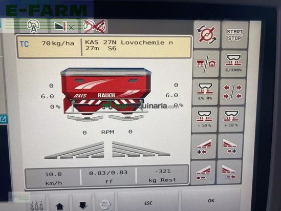 Esparcidor - Rauch - axis 30.2 emc + w isobus