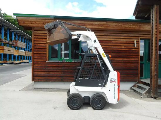 Minicargadora - Bobcat - s70 ( 1.270kg ) mit greiferschaufel