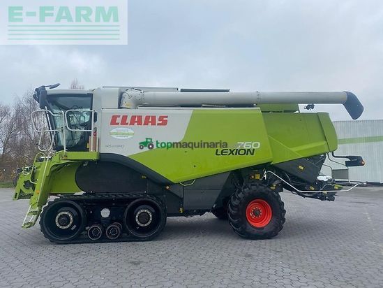 Cosechadora de Cereal - Claas - lexion 760 tt + v1050