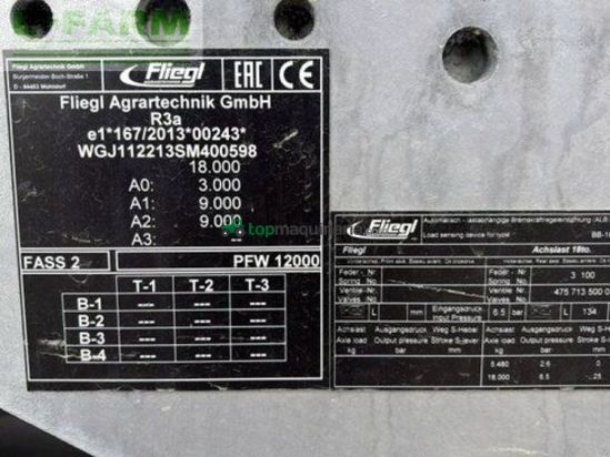 Cisterna - Fliegl - pfw 12000 duo line+ skate 150