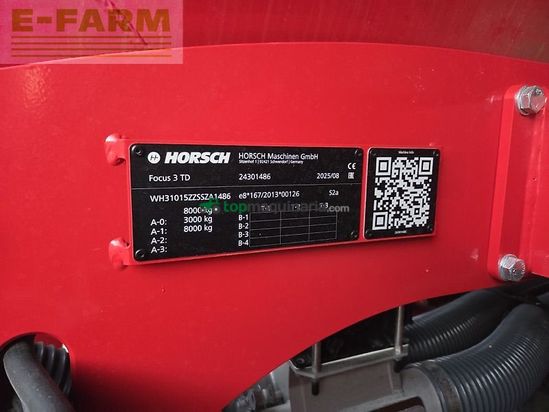Sembradora - Horsch - focus 3 td