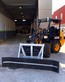 Cuchilla empujadora de goma para tractor y carretilla