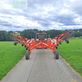 Henificador - Kuhn - ga 7301 - gebrauchter mittelschwader