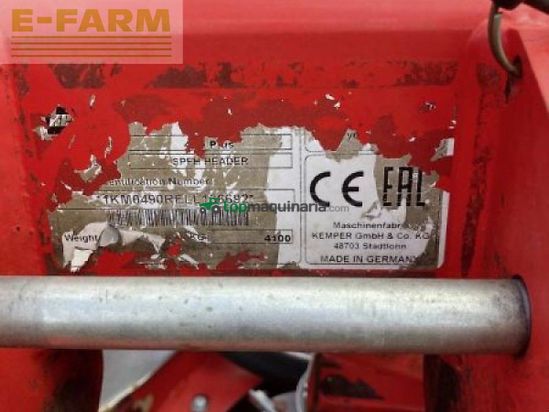 Cabezal - Kemper - gebr.mähvorsatz kemper 490+
