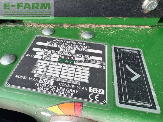 Empacadora gigant - John Deere - v461m