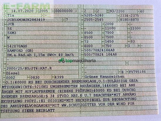 Telescopica - JCB - 542-70 ags - modell 2020