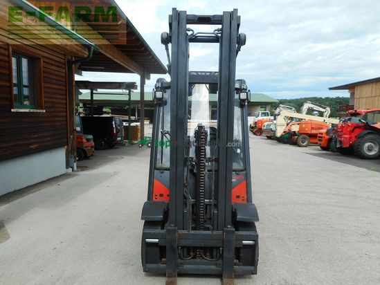 Elevadora - Linde - h25d-02 evo triplex 5,96m + ss + kabine