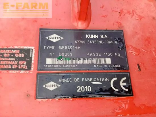 Henificador - Kuhn - gf8501 mh
