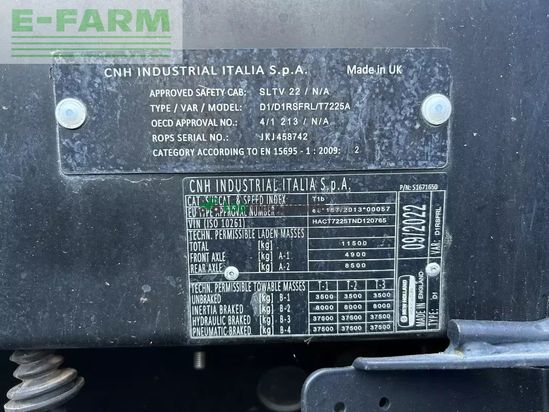 Tractor agrícola - New Holland - t7.225