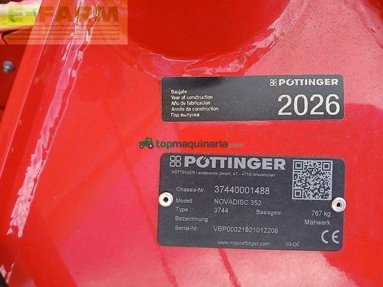 Cortacésped manual - Pöttinger - novadisc 352