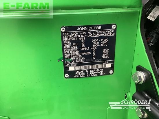 Tractor agrícola - John Deere - 6155 m | fzw | nur 2298 stunden !!