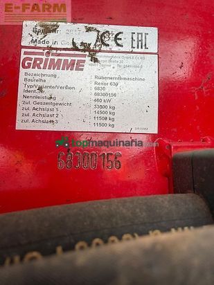 Cosechadora de Cereal - Grimme - rexor 630 rüttelschar fm