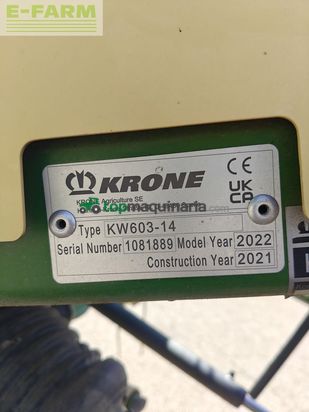 Henificador - Krone - vendro 820 highland