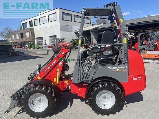 Minicargadora - Weidemann - 1160 mit klappdach unter 2,0m, euro aufnahme