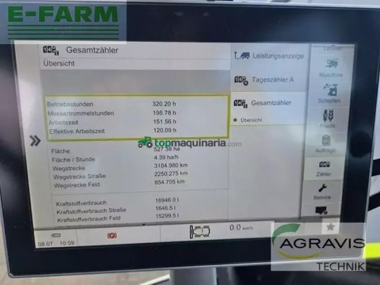 Cosechadora de Cereal - Claas - jaguar 970