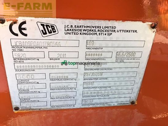 Minicargadora - JCB - 409