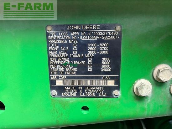 Tractor agrícola - John Deere - 6105m